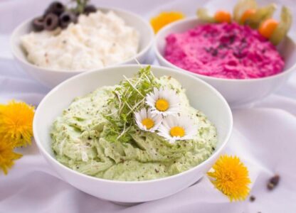 Edamame Cilantro Hummus