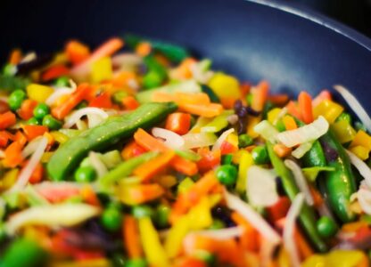 Veggie Stir-Fry with Ginger and Black Bean Sauce