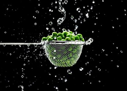 Petite Peas with Shiitake Mushrooms