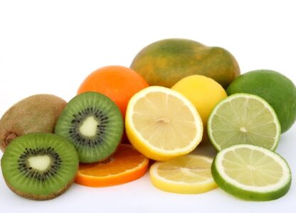 *Rum-Infused Tropical Fruit with Coconut
