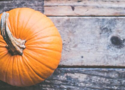 Pomegranate Feta Salad with Pumpkin Vinaigrette