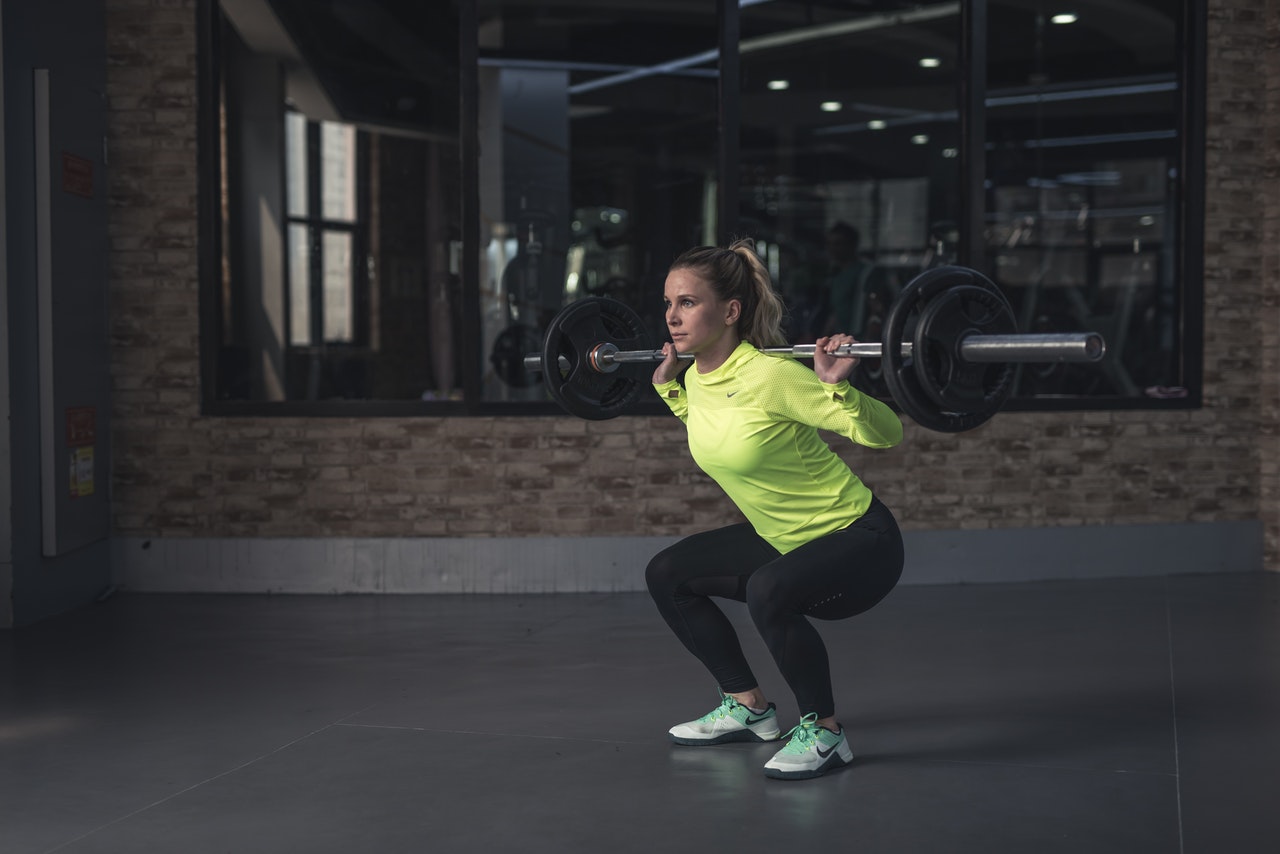 Women lifting weights