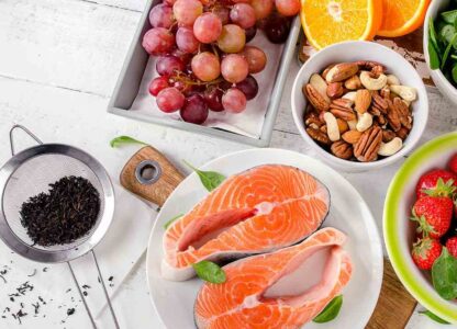 Salmon with Strawberry & Basil