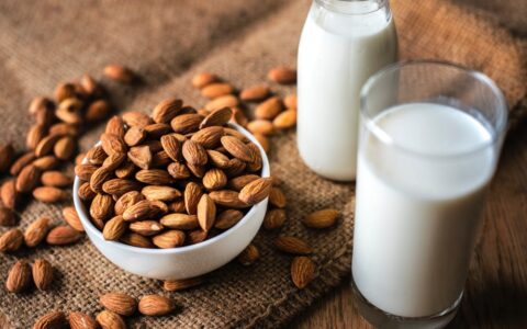 Almonds and milk