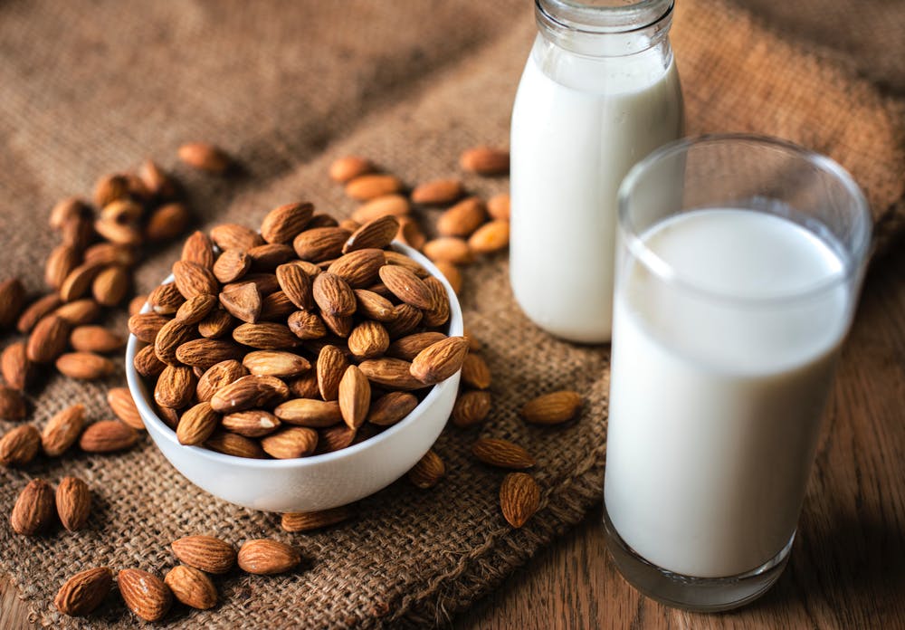 Almonds and milk