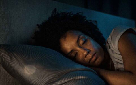 woman sleeping