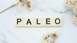 Letters spelling out paleo