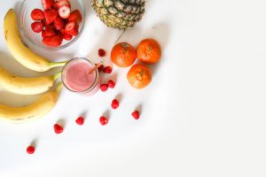 a variety of fruits spread out