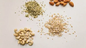 seeds and nuts spread out
