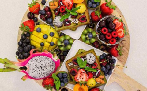 berries and fruit spread out