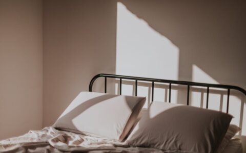Morning sunlight in a bedroom supporting better sleep after 40 and circadian rhythm balance