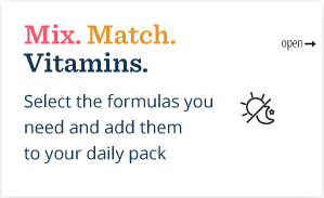 Mix match vitamins