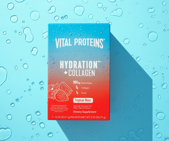 Vital Proteins Hydration+Collagen Tropical Blast