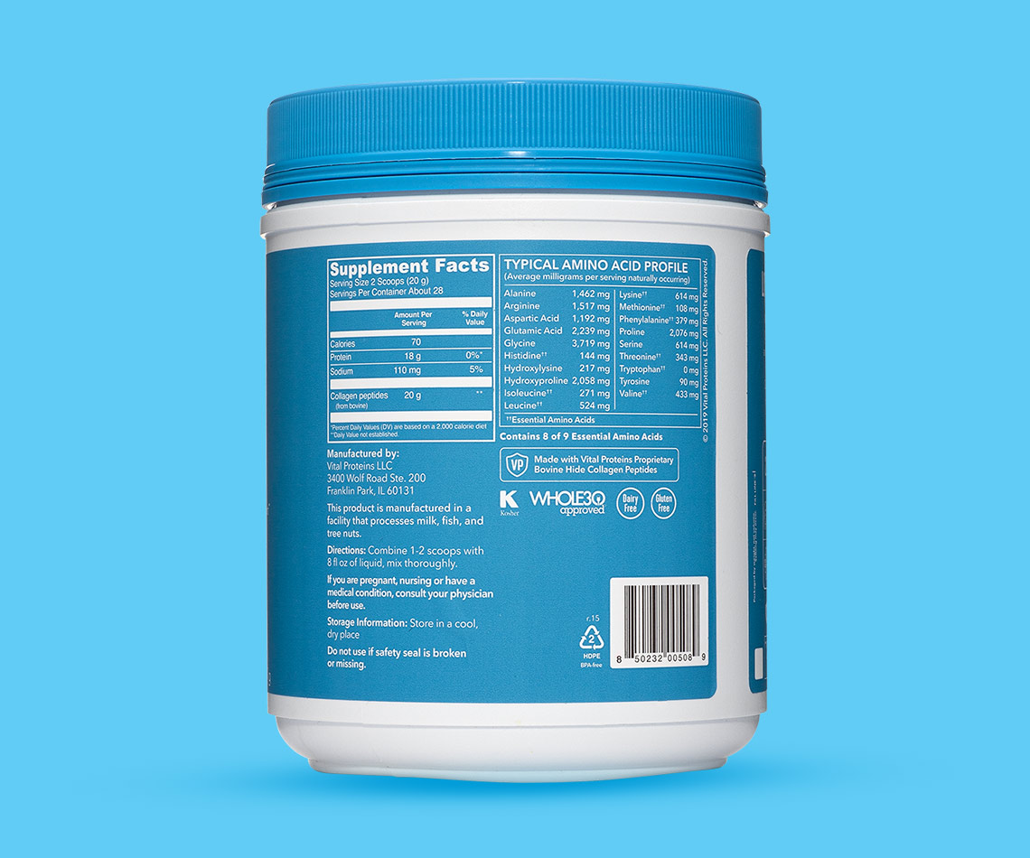 Vital Proteins Collagen Peptides 20z